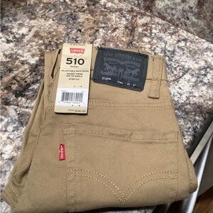 Boys Levi's 510 Tan Skinny Jeans 10 Reg